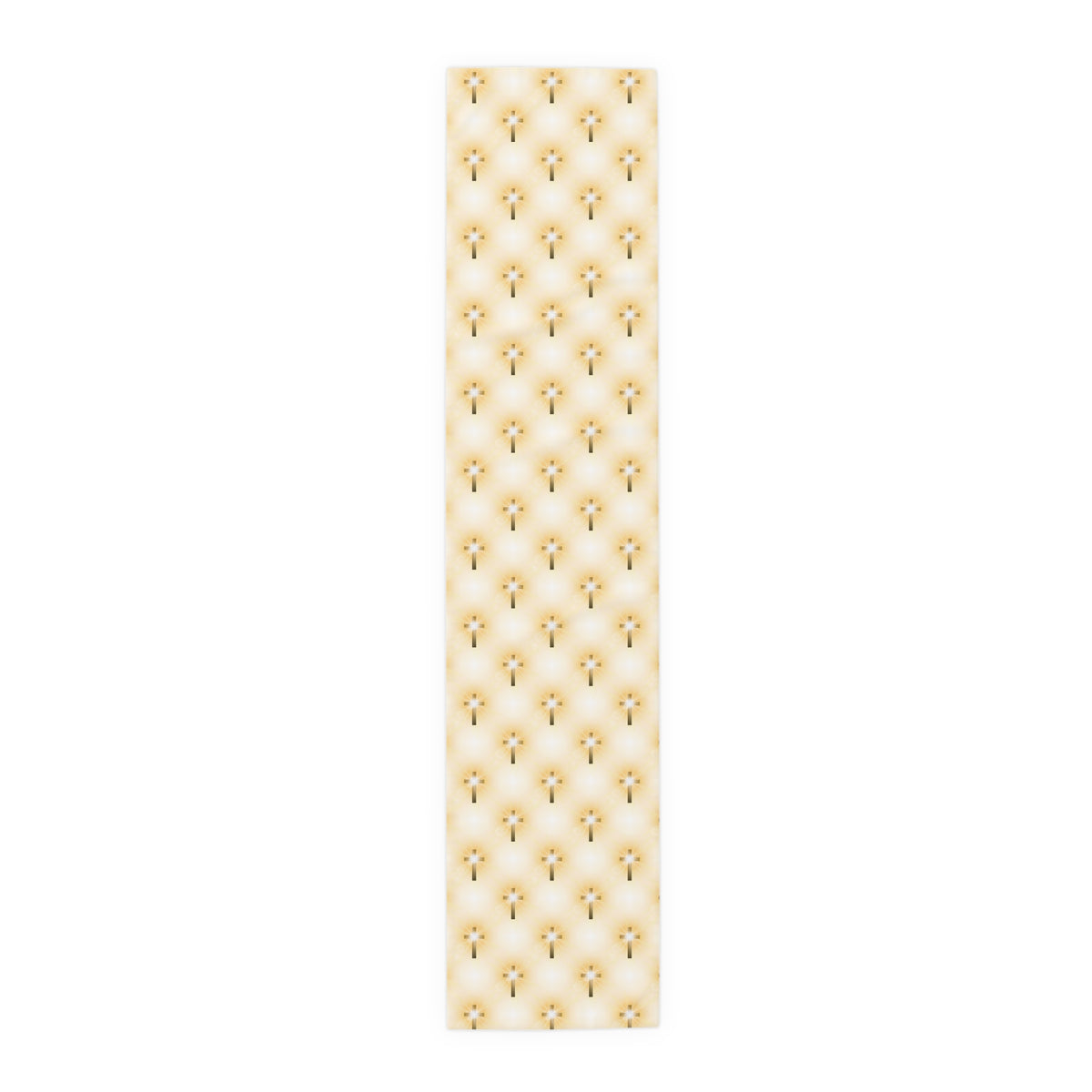 Glorious Cross Table Runner – Elegant Christian Table Décor for Dining, Weddings & Holidays