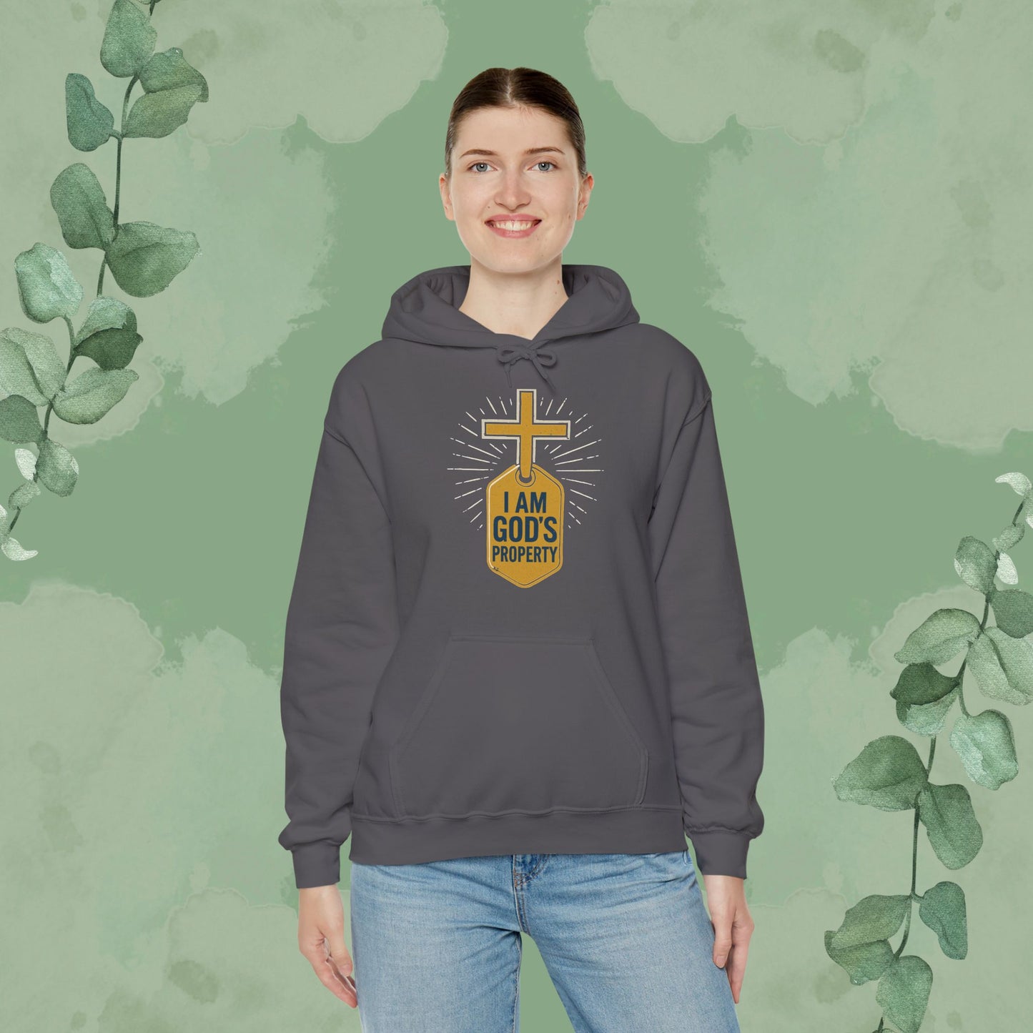I Am God’s Property Christian Hoodie – Bold Faith Statement Sweatshirt