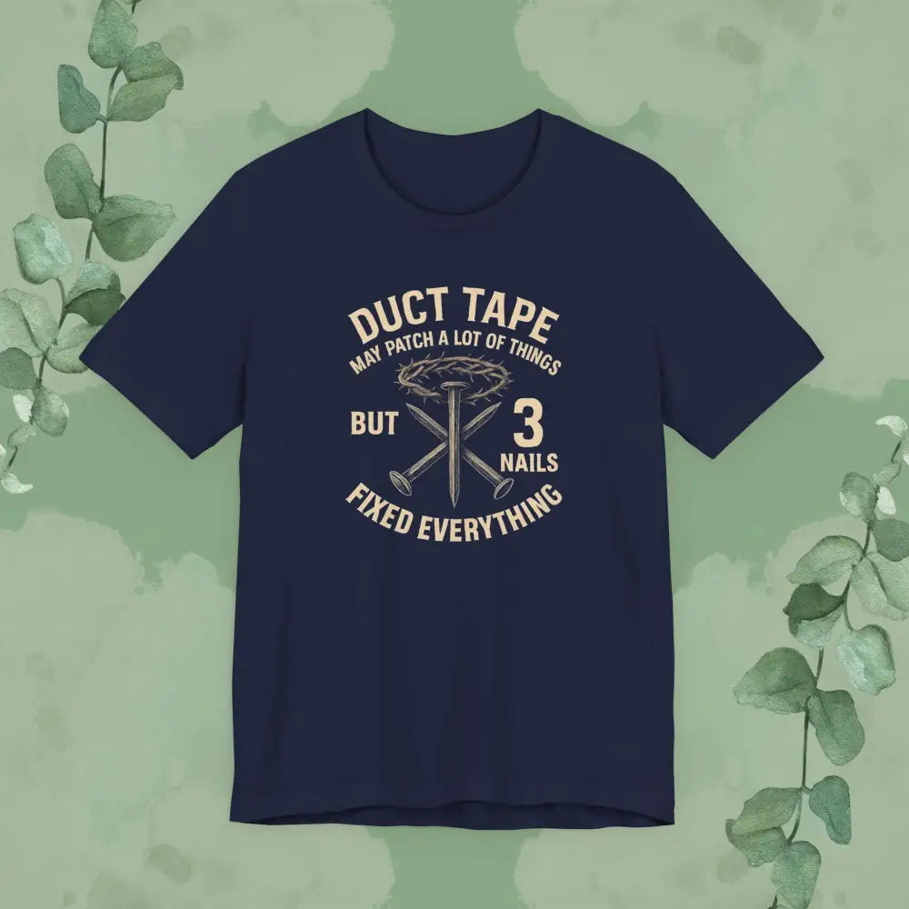 3 Nails Fixed Everything T-Shirt - Navy / S - T-Shirt