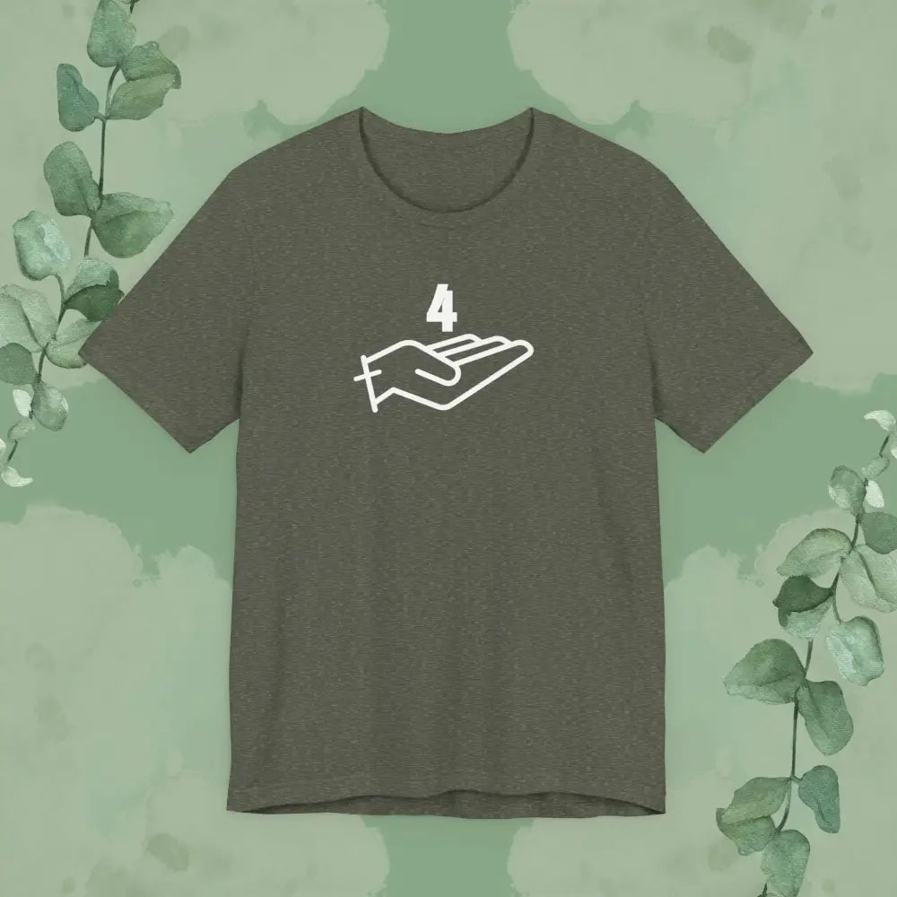 4 Give – Forgiveness Starts at the Cross - Heather Military Green / XS - T-Shirt