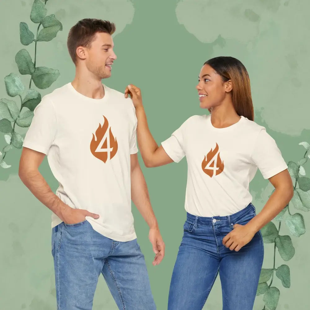 4 in the Fire – Minimalist Christian T-Shirt - T-Shirt