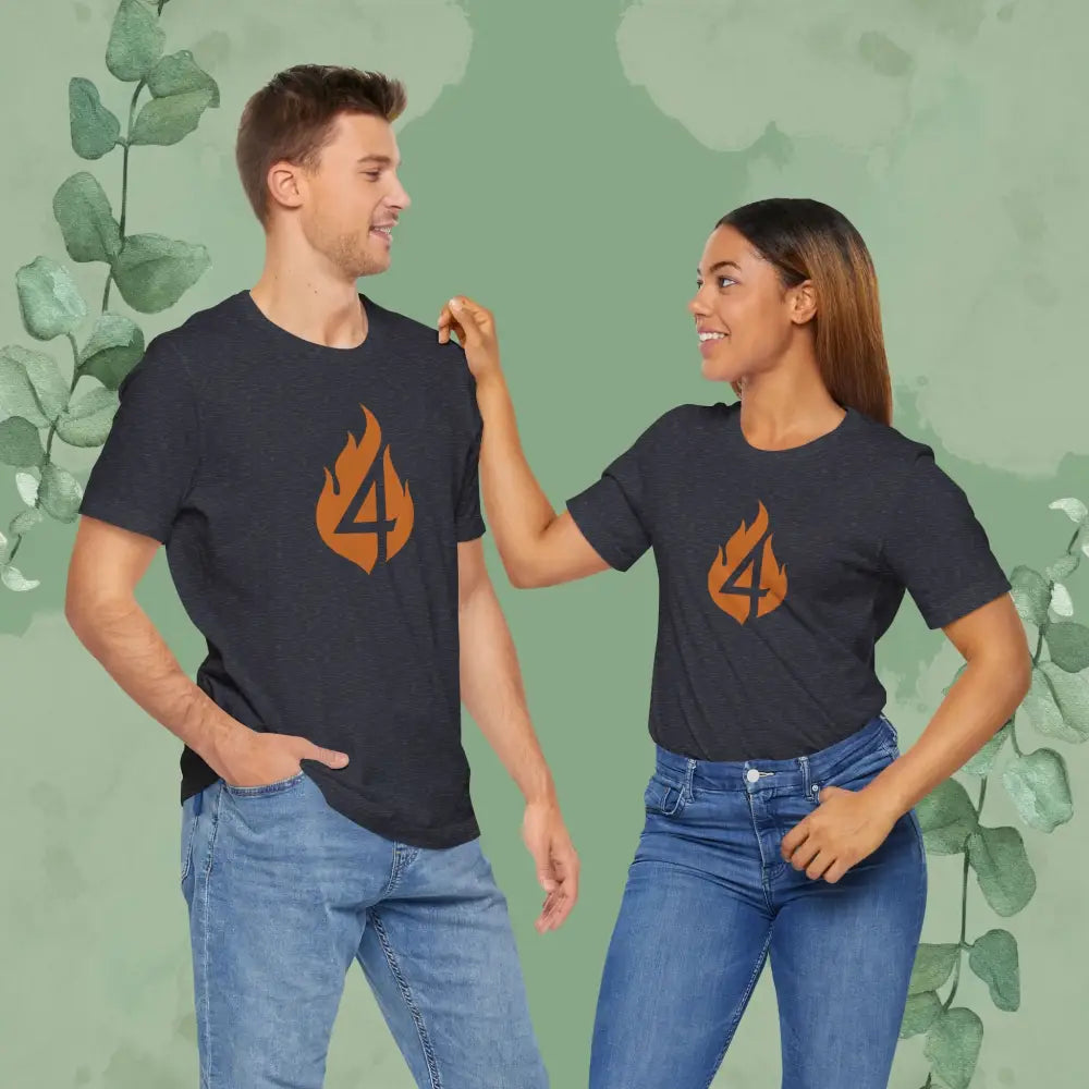 4 in the Fire – Minimalist Christian T-Shirt - T-Shirt