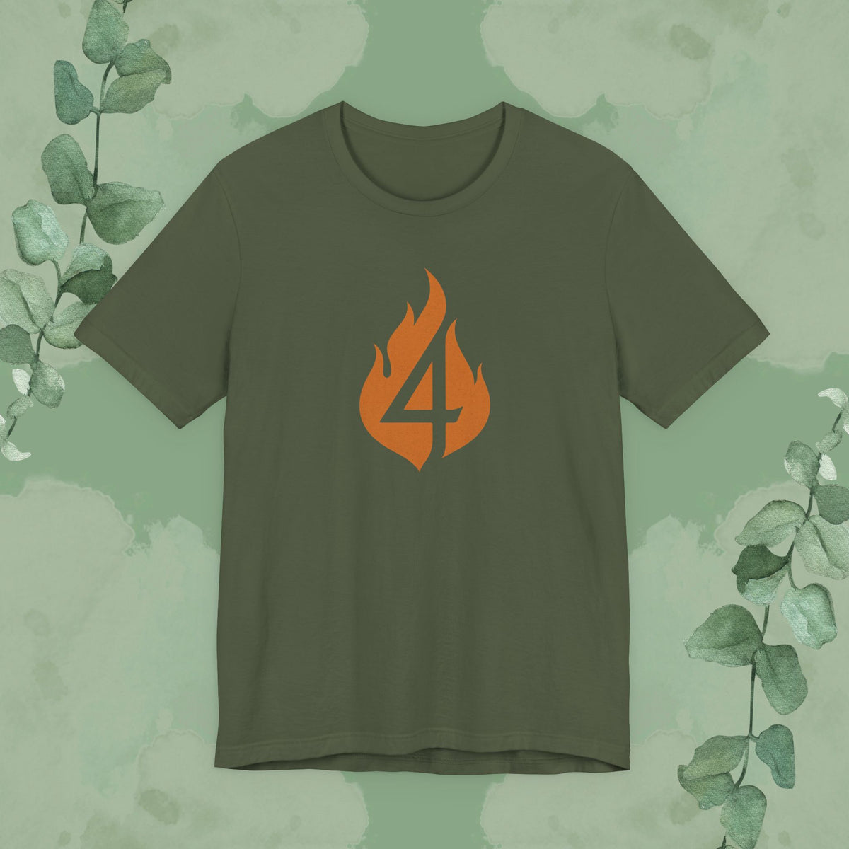 4 in the Fire – Minimalist Christian T-Shirt