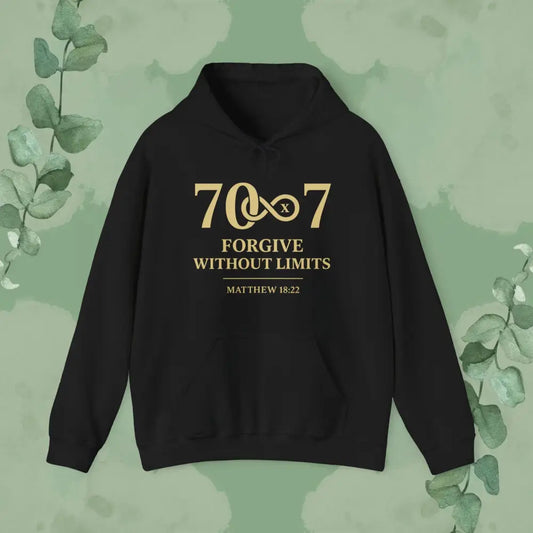 70×7 – Forgive Without Limits — Hoodie - Black / S - Hoodie