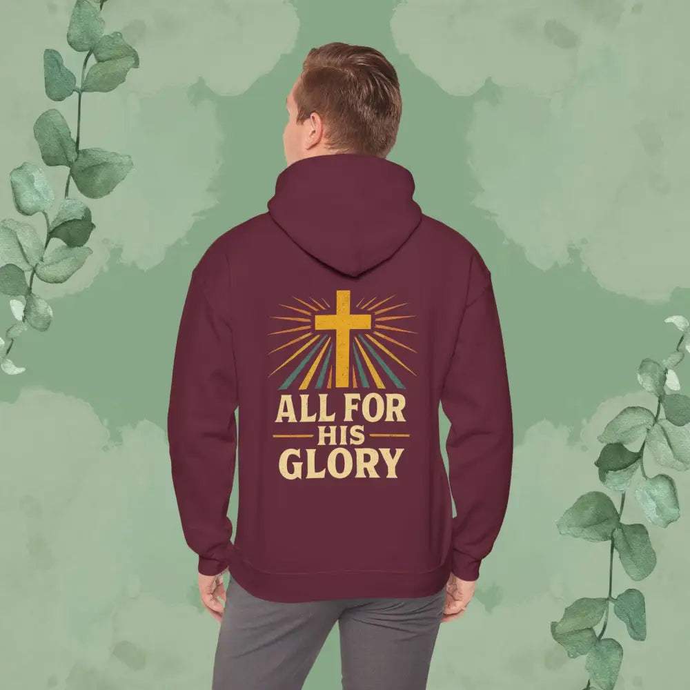 All For His Glory Christian Hoodie Hoodie