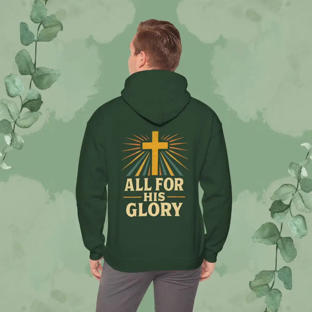 All For His Glory Christian Hoodie Hoodie