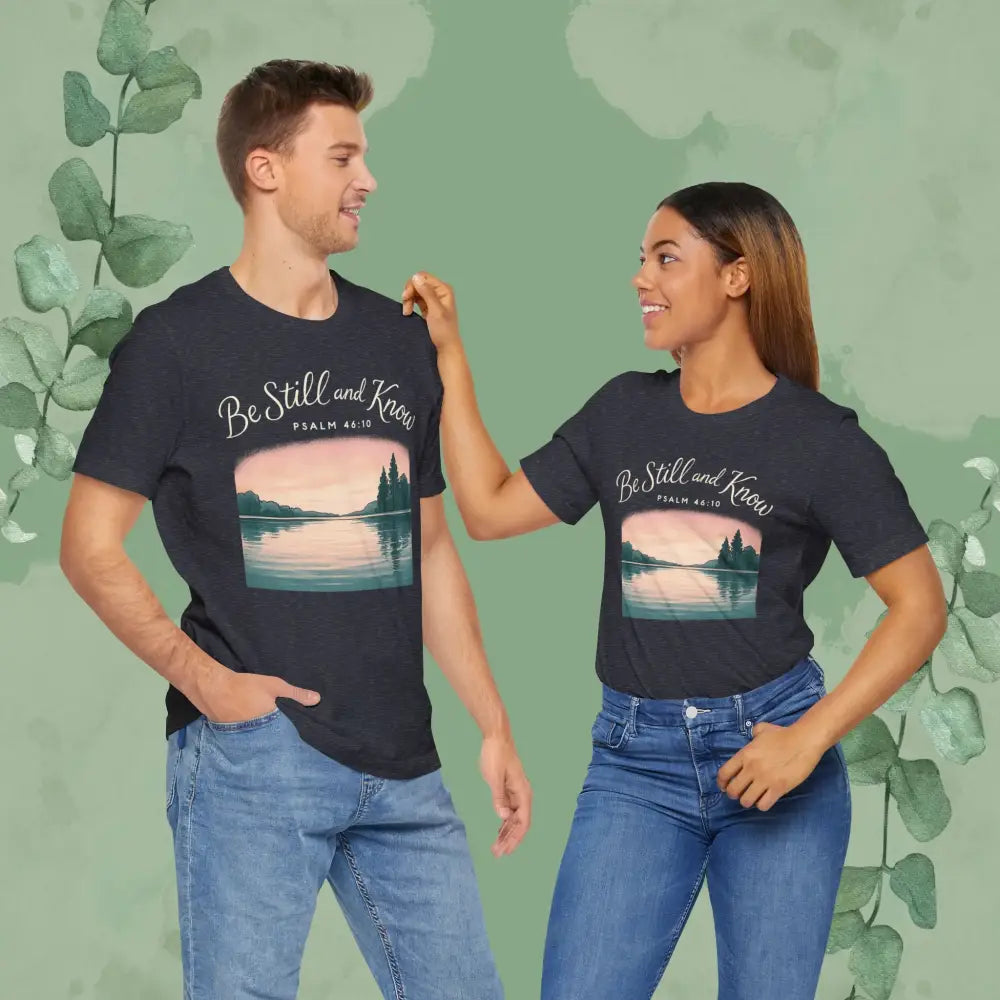 Be Still and Know – Psalm 46:10 T-Shirt - T-Shirt