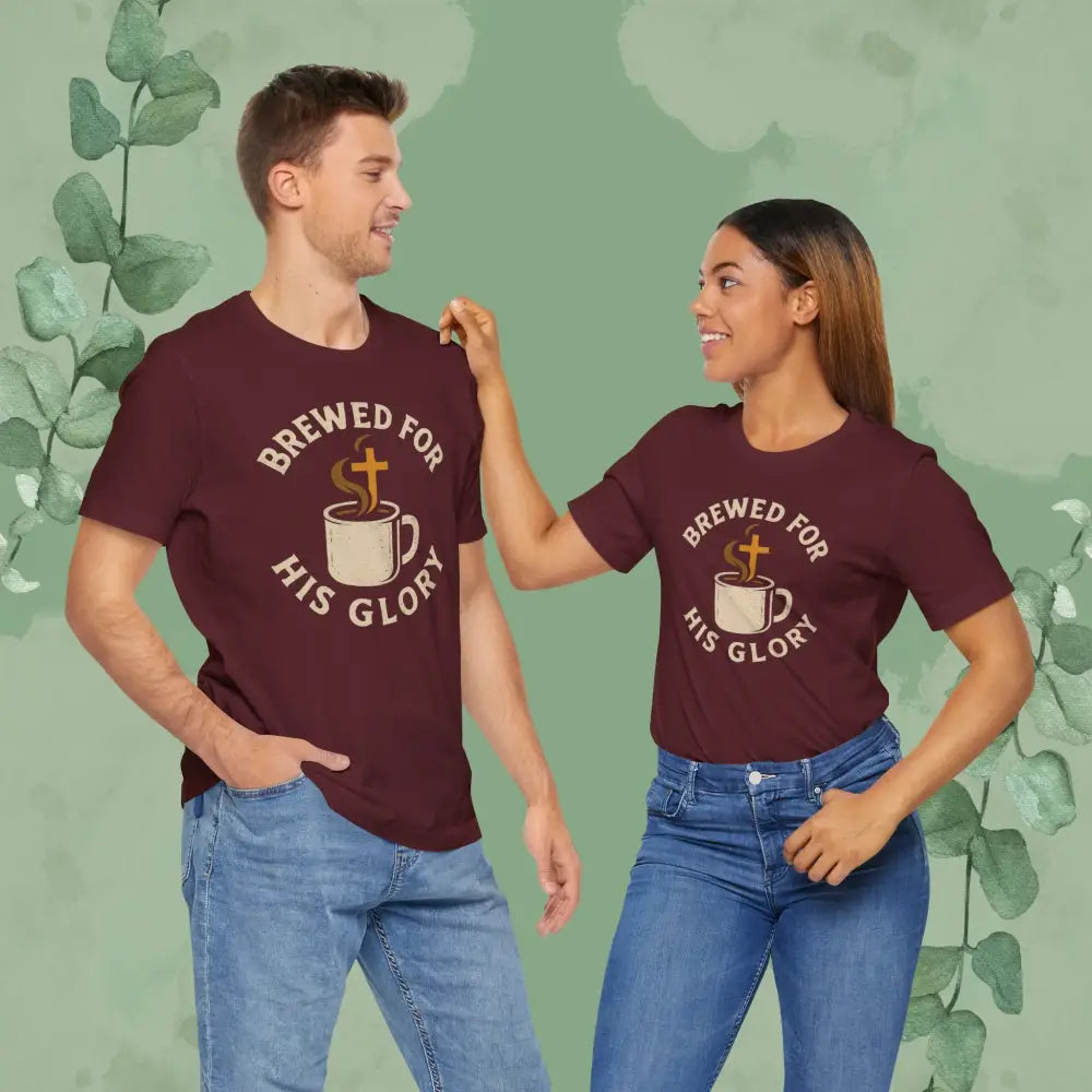 Brewed for His Glory Christian T Shirt T Shirt