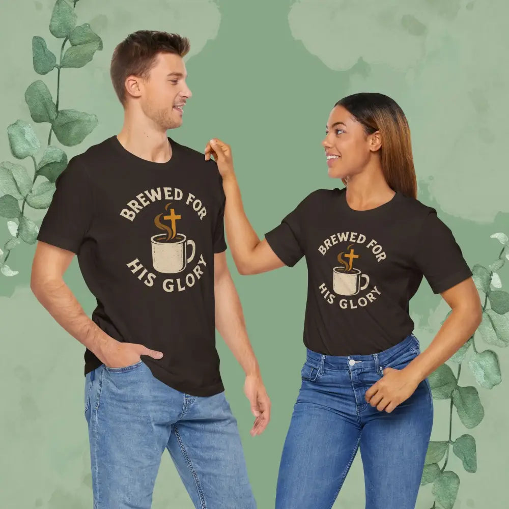 Brewed for His Glory Christian T Shirt T Shirt