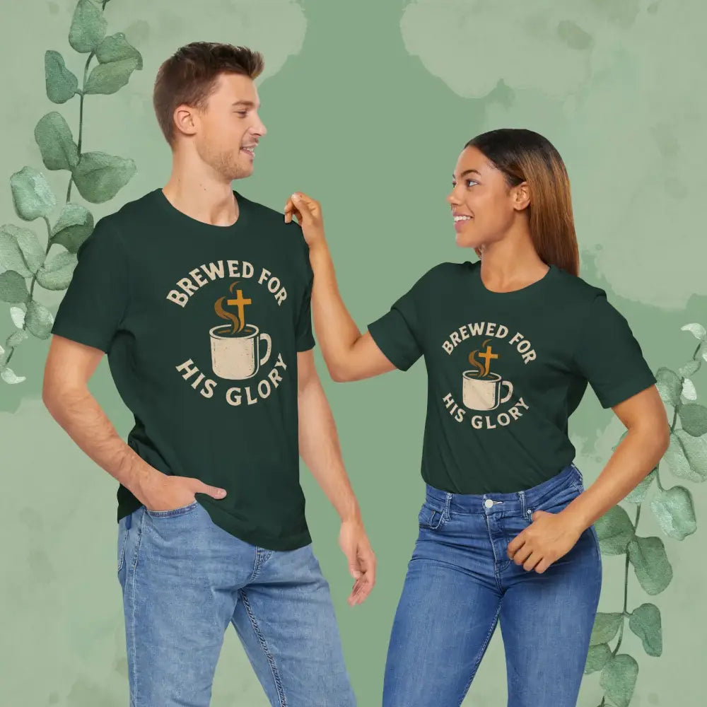 Brewed for His Glory Christian T Shirt T Shirt