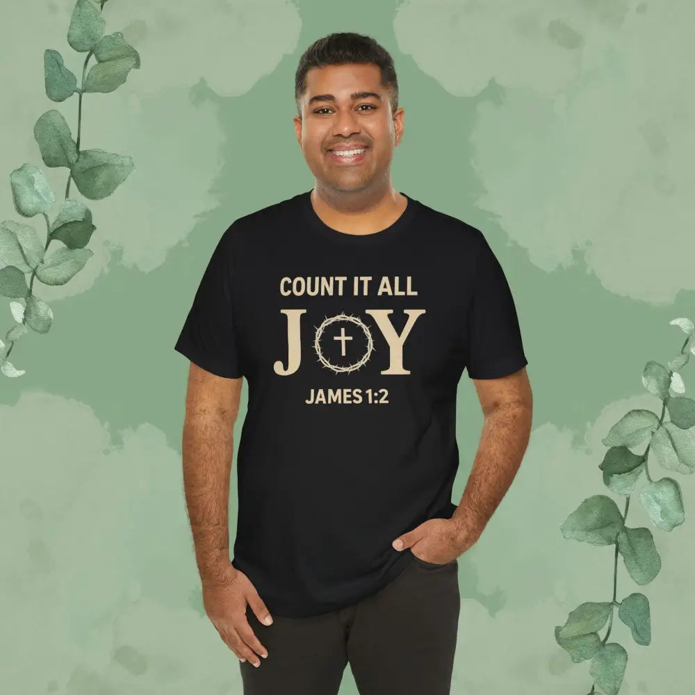 Count It All Joy - James 1:2 Christian T-Shirt - T-Shirt