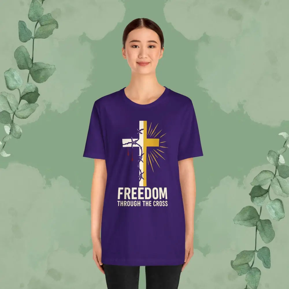 Freedom Through the Cross T-Shirt - T-Shirt