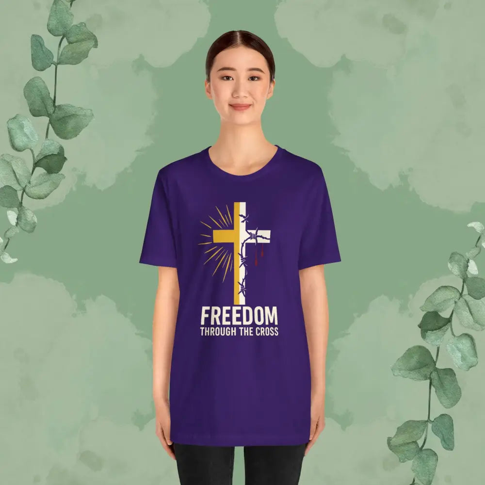Freedom Through the Cross T-Shirt - T-Shirt