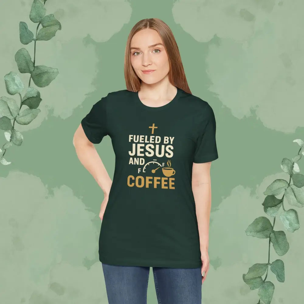 Fueled by Jesus and Coffee T Shirt T Shirt