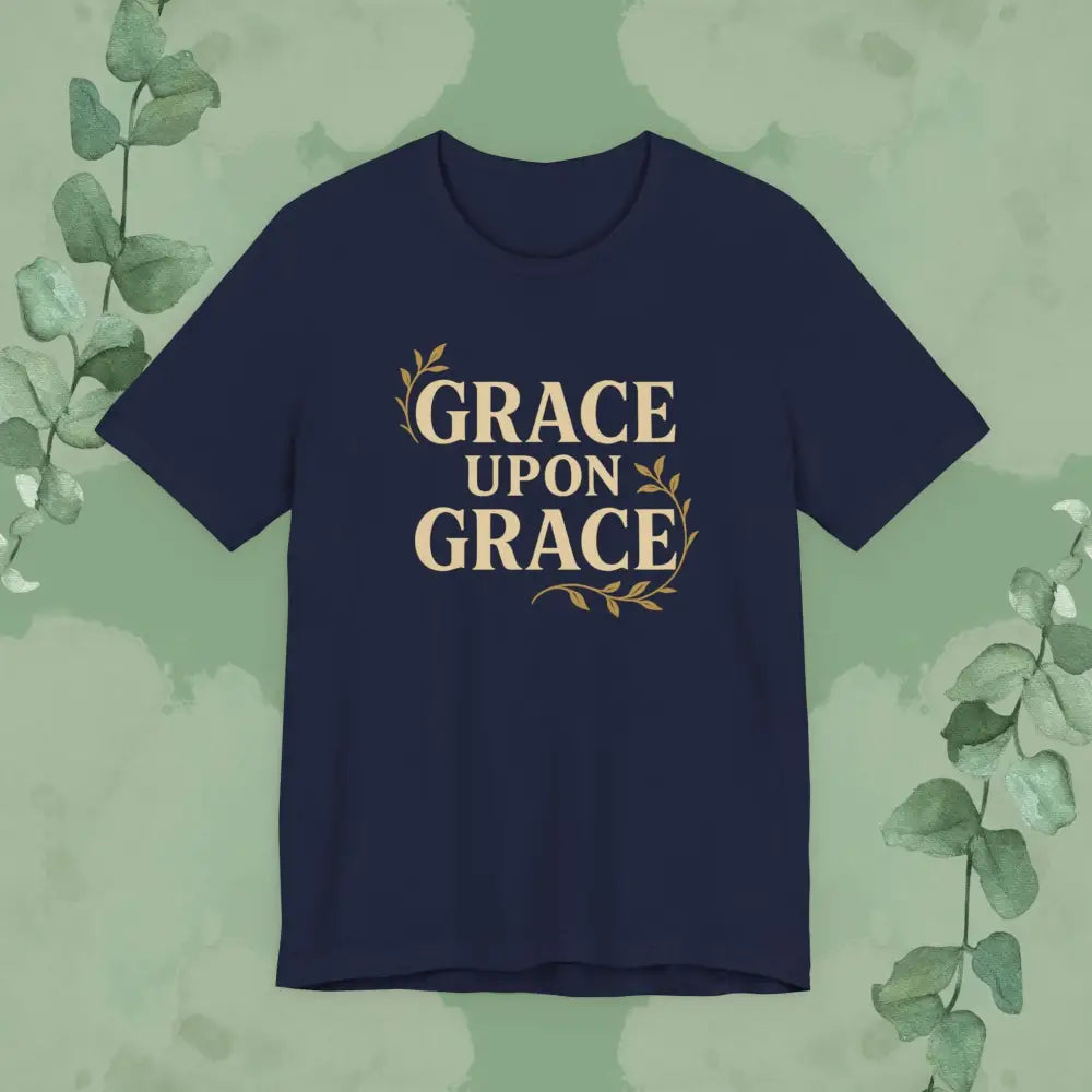 Grace Upon Grace T-Shirt - Navy / S - T-Shirt
