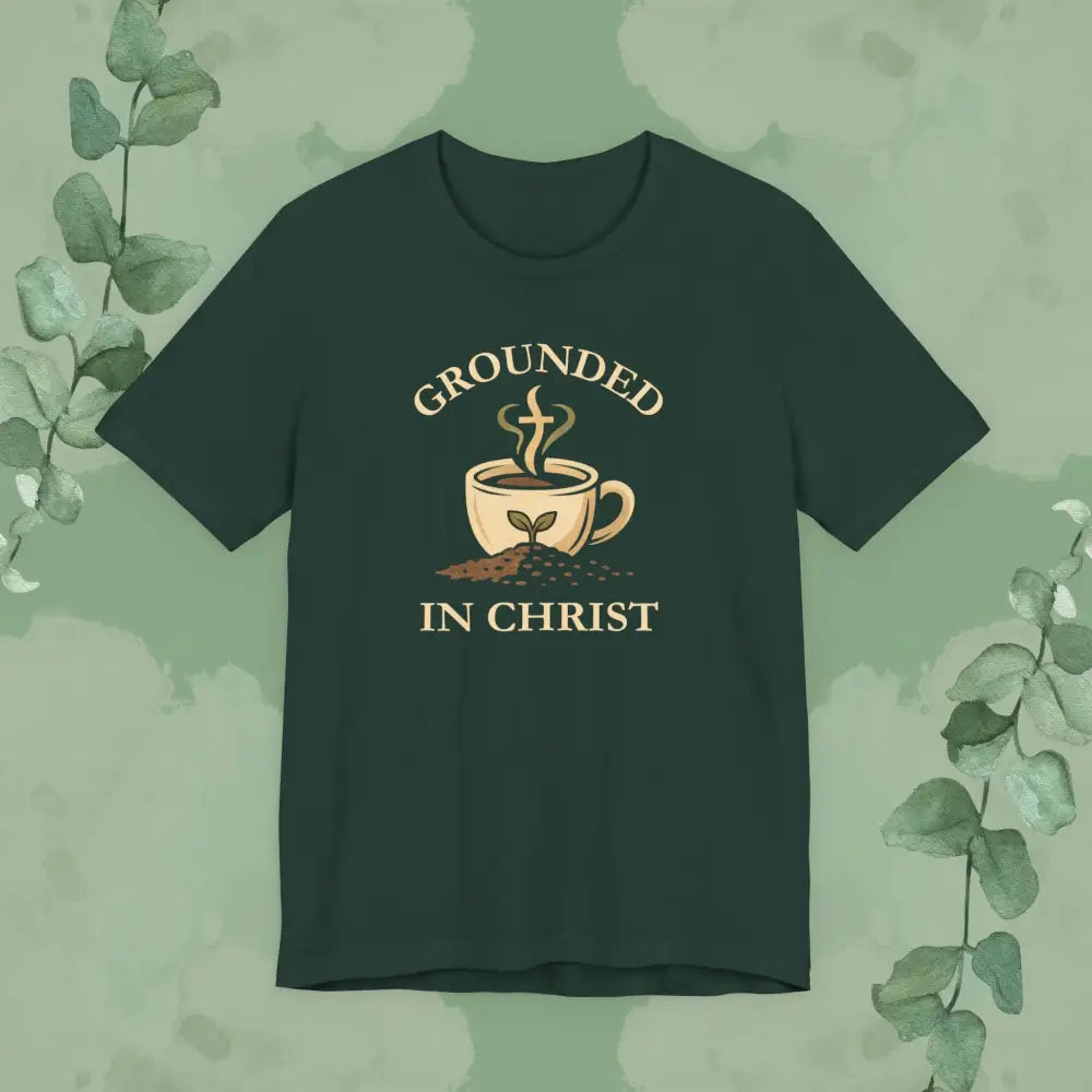 Grounded in Christ T Shirt Forest / S T Shirt