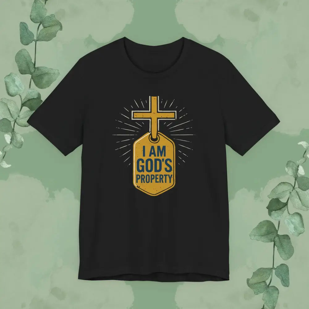 I Am God’s Property Unisex Jersey Short Sleeve Tee - T-Shirt