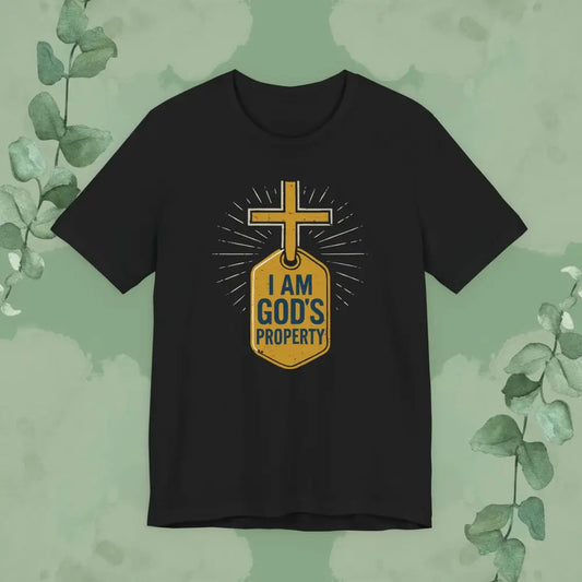I Am God’s Property Unisex Jersey Short Sleeve Tee - T-Shirt