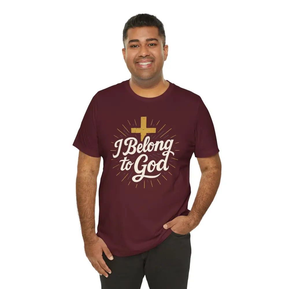 I Belong to God – Christian T-Shirt (Unisex Faith-Based Tee) - T-Shirt