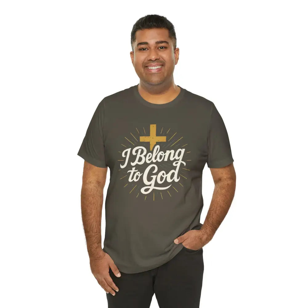 I Belong to God – Christian T-Shirt (Unisex Faith-Based Tee) - T-Shirt