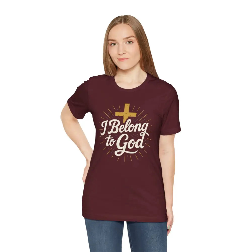 I Belong to God – Christian T-Shirt (Unisex Faith-Based Tee) - T-Shirt