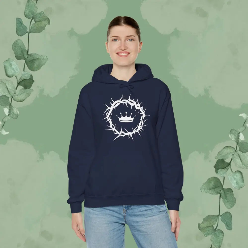 Jesus Is King – Christian Hoodie - Navy / S - Hoodie