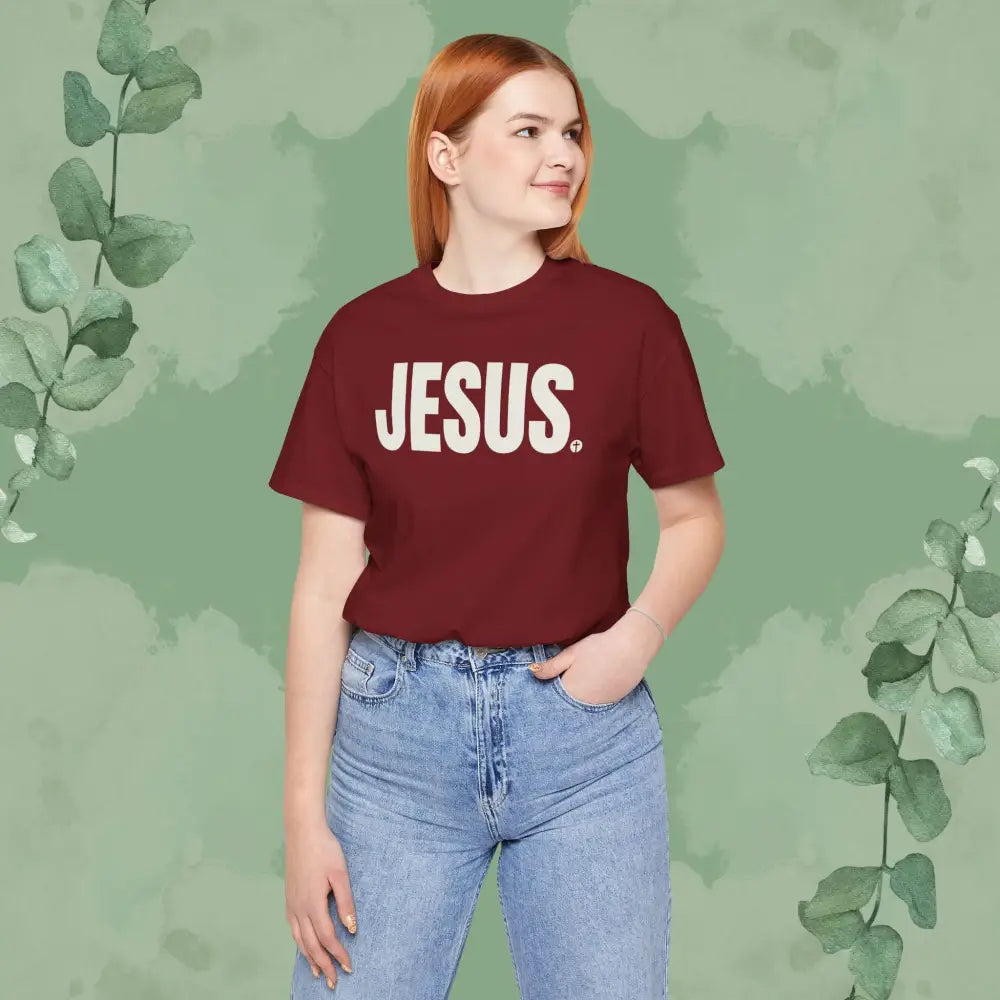 JESUS Period – Bold Christian T-Shirt with Cross Design | True Vine Design - T-Shirt