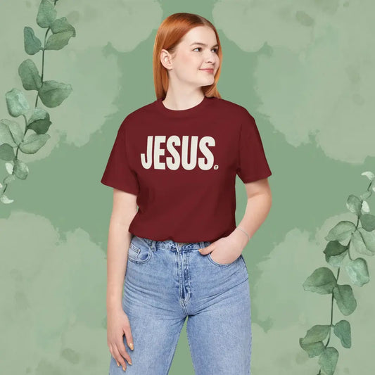 JESUS Period – Bold Christian T-Shirt with Cross Design | True Vine Design - T-Shirt