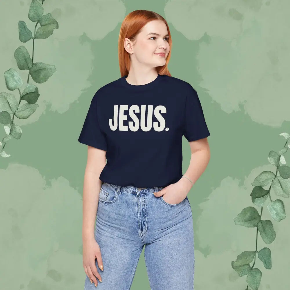 JESUS Period – Bold Christian T-Shirt with Cross Design | True Vine Design - T-Shirt