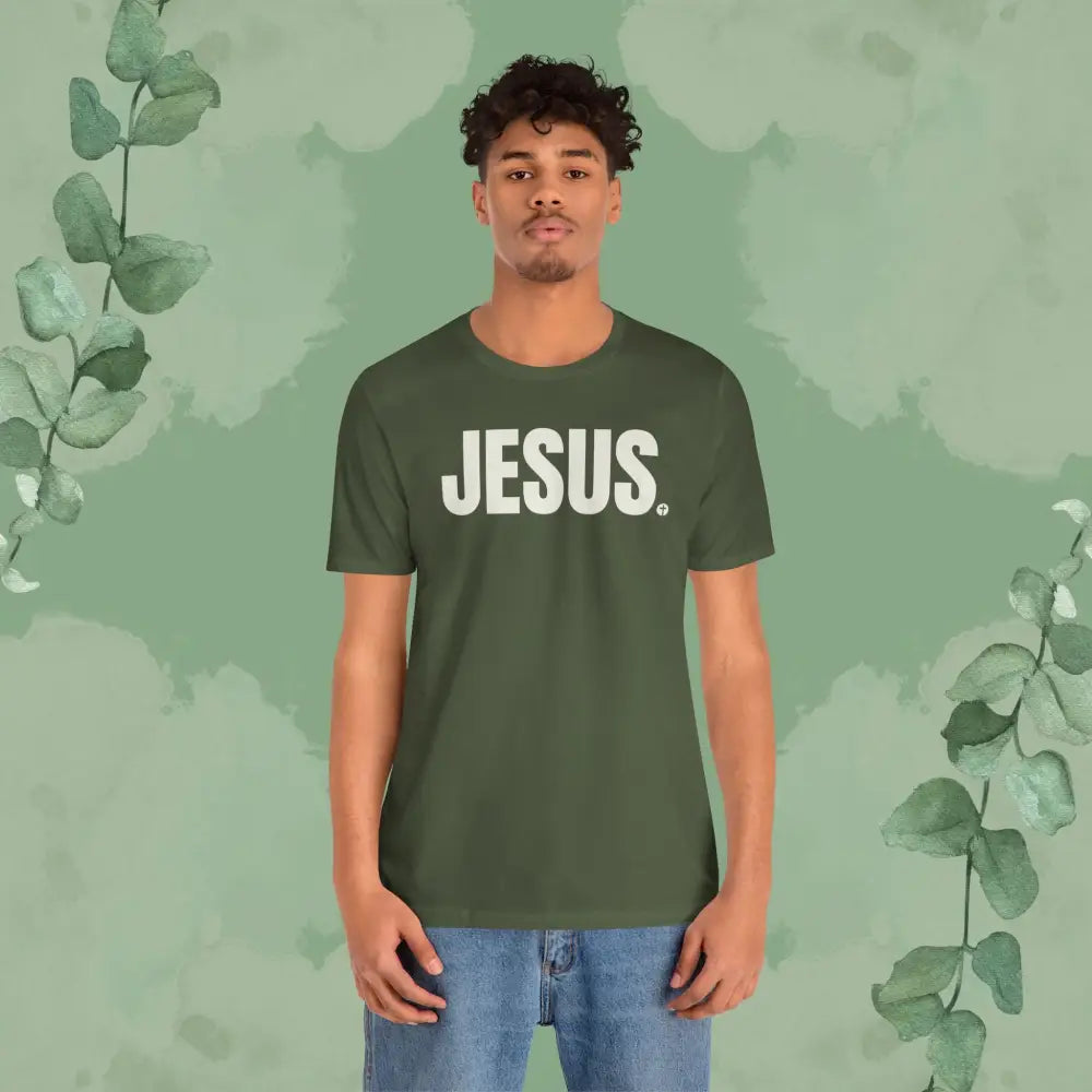 JESUS Period – Bold Christian T-Shirt with Cross Design | True Vine Design - T-Shirt