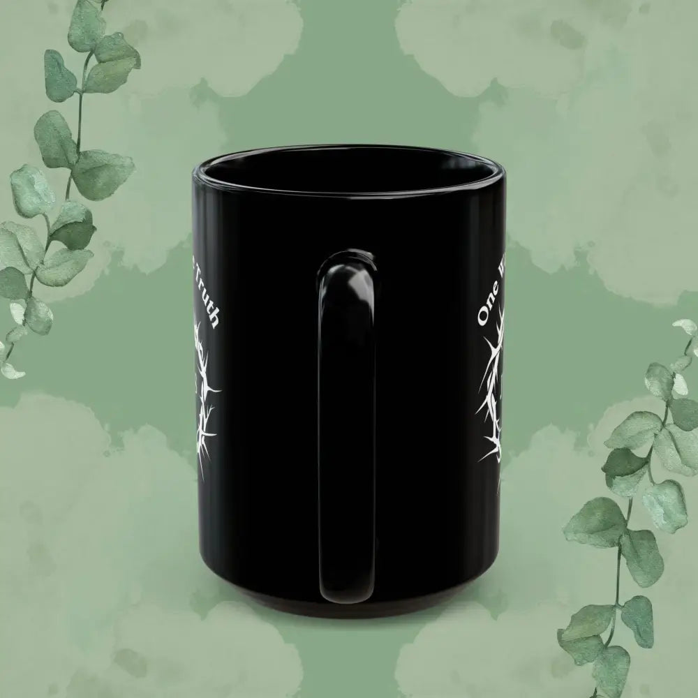One Way – One Truth – Jesus Mug (Crown of Thorns Christian Coffee Cup) - Mug