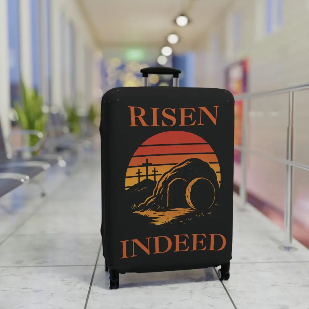 “Risen Indeed” – Christian Luggage Cover - Accessories