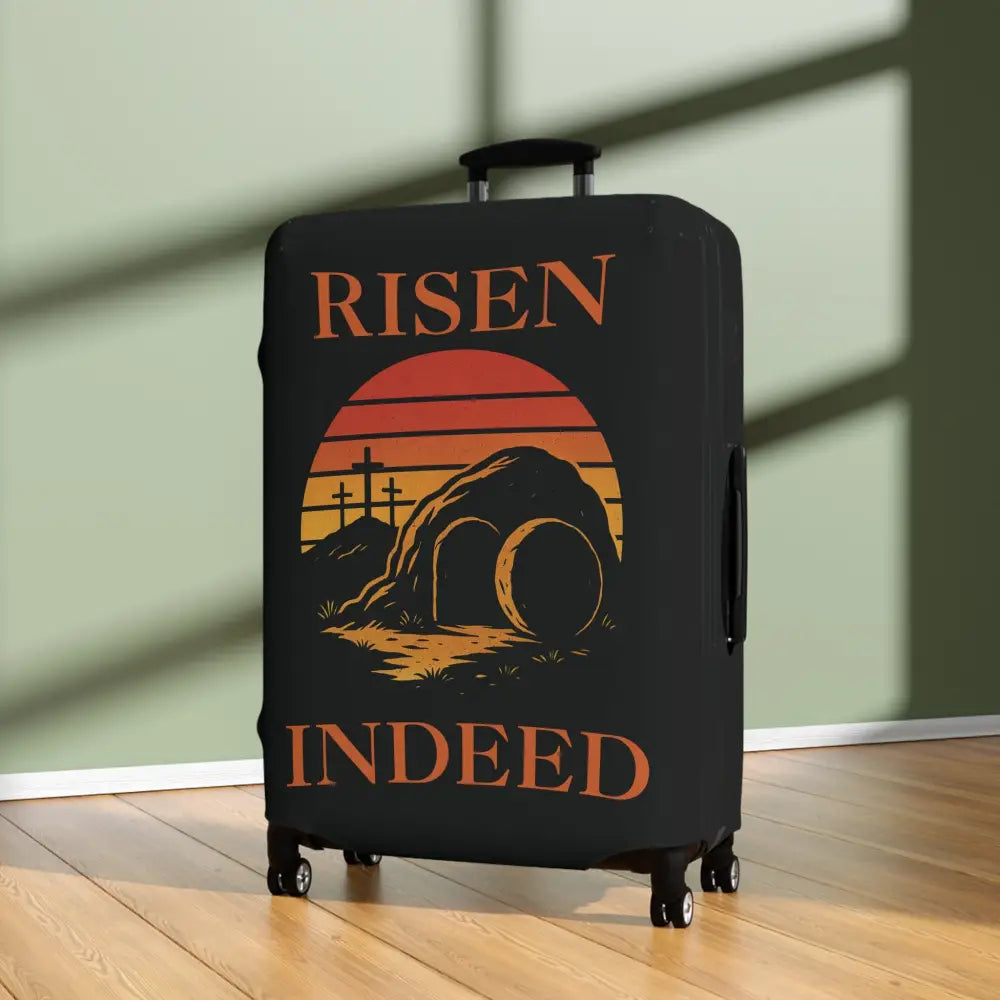 “Risen Indeed” – Christian Luggage Cover - Accessories