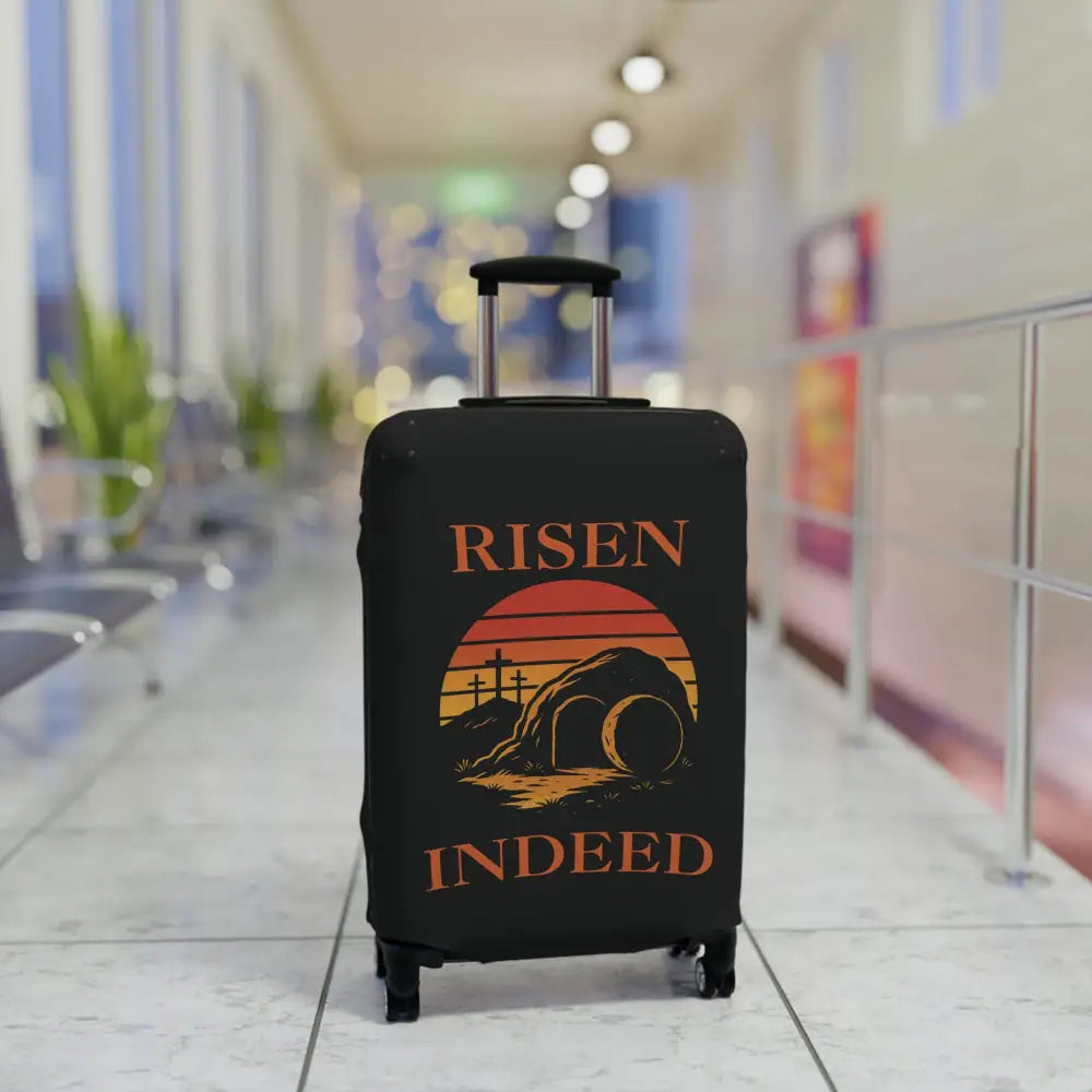 “Risen Indeed” – Christian Luggage Cover - Accessories