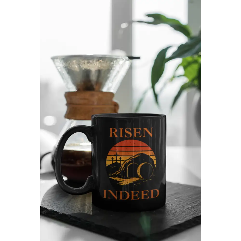’Risen Indeed’ Resurrection Sunrise Mug – Christian Coffee Cup - Mug