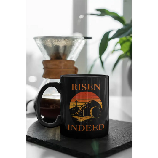 ’Risen Indeed’ Resurrection Sunrise Mug – Christian Coffee Cup - Mug