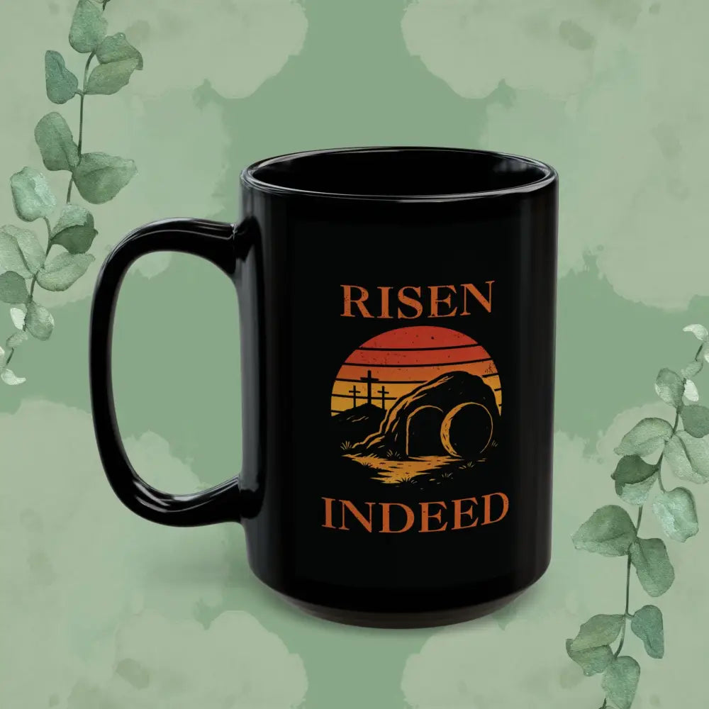 ’Risen Indeed’ Resurrection Sunrise Mug – Christian Coffee Cup - Mug