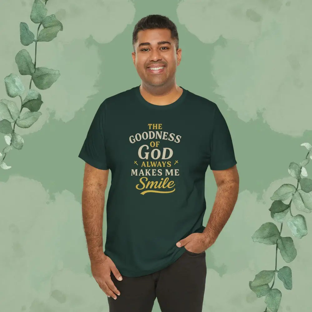 The Goodness of God Always Makes Me Smile – Christian T-Shirt - T-Shirt