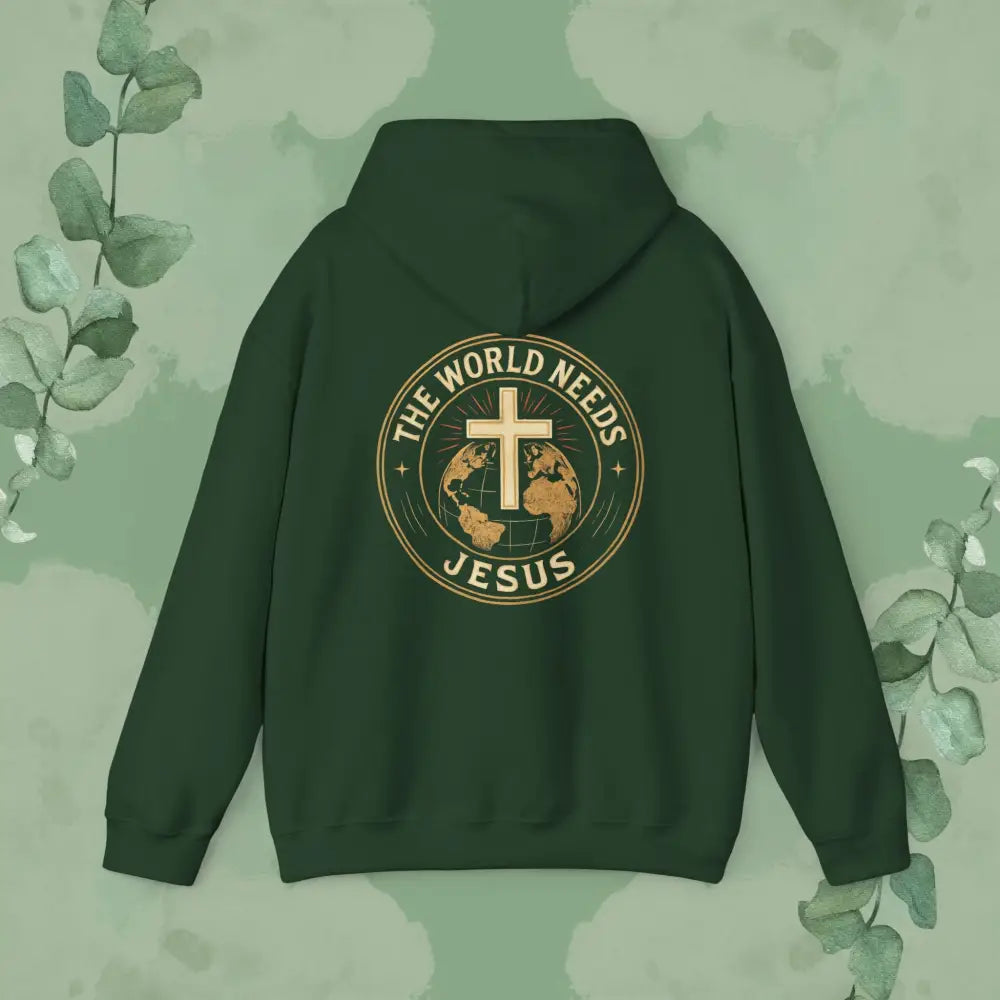 The World Needs Jesus Hoodie - Hoodie