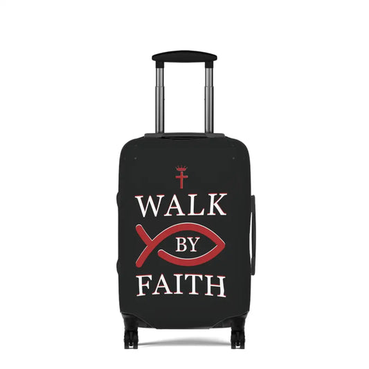 Walk By Faith – Christian Travel Luggage Cover - 21’’ × 14’’ - Accessories