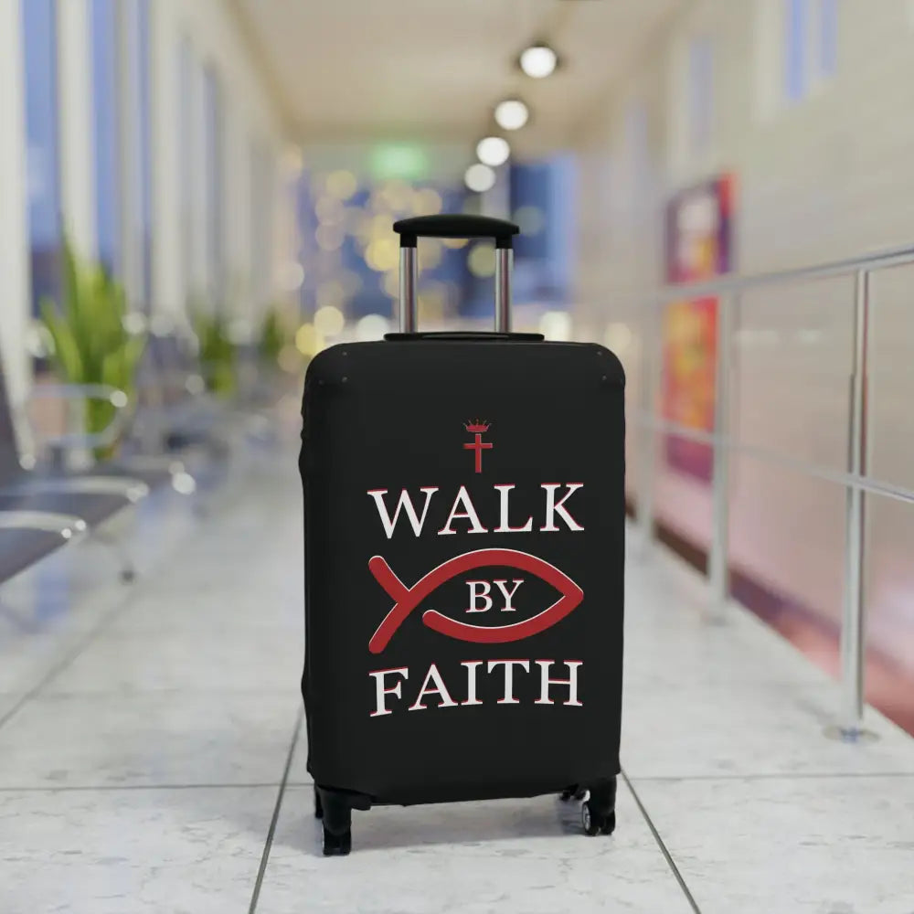 Walk By Faith – Christian Travel Luggage Cover - Accessories