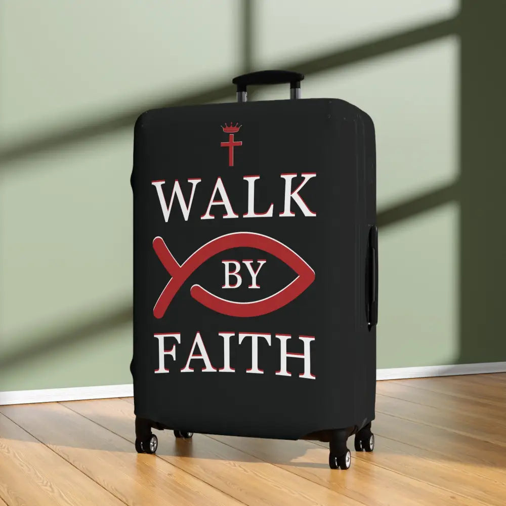Walk By Faith – Christian Travel Luggage Cover - Accessories