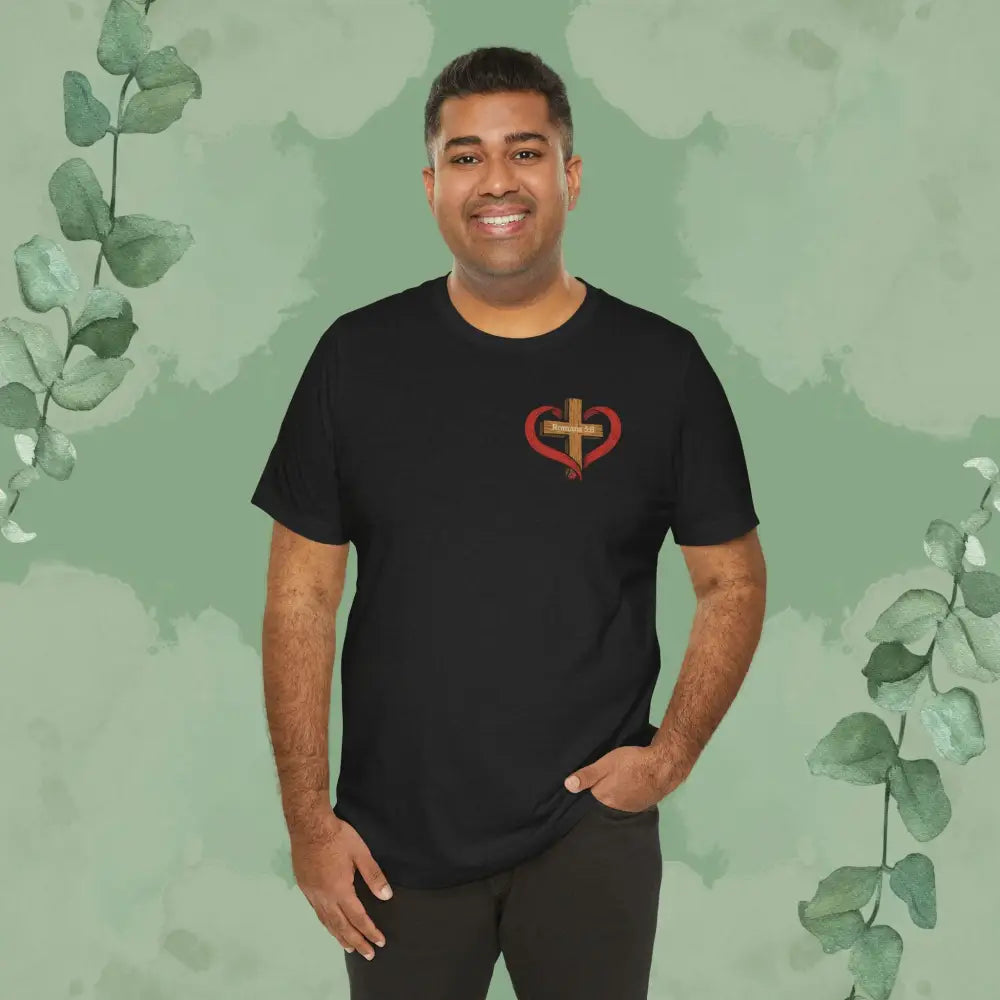 While We Were Still Sinners – Romans 5:8 Tee - T-Shirt