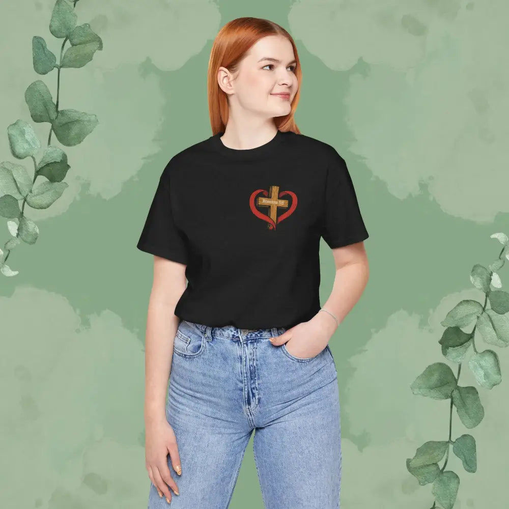 While We Were Still Sinners – Romans 5:8 Tee - T-Shirt