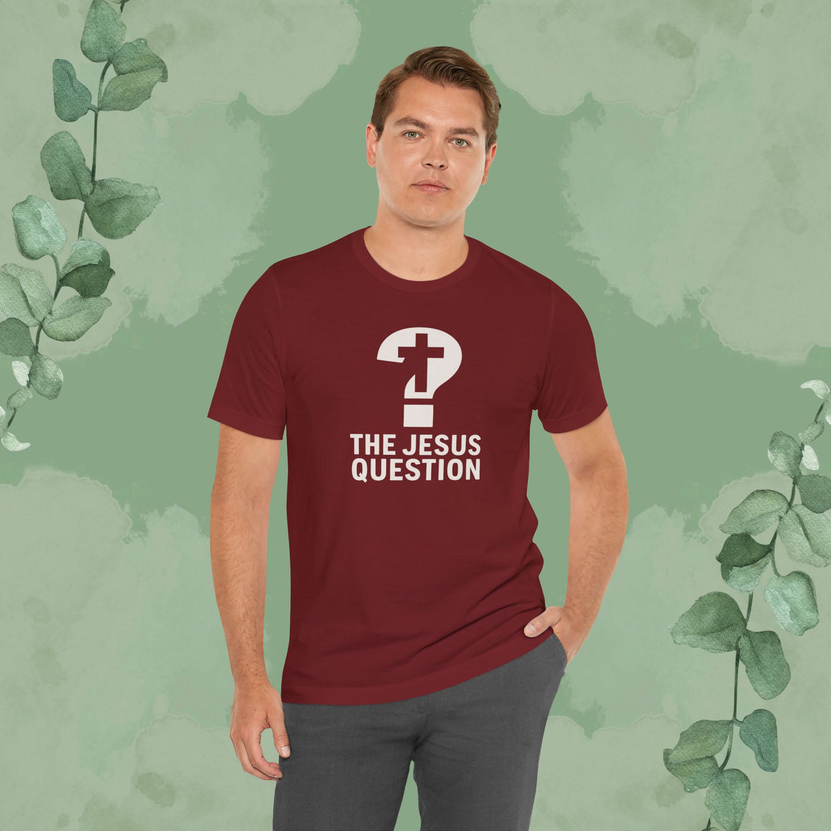 The Jesus Question Christian T-Shirt | Bold Evangelistic Conversation Starter