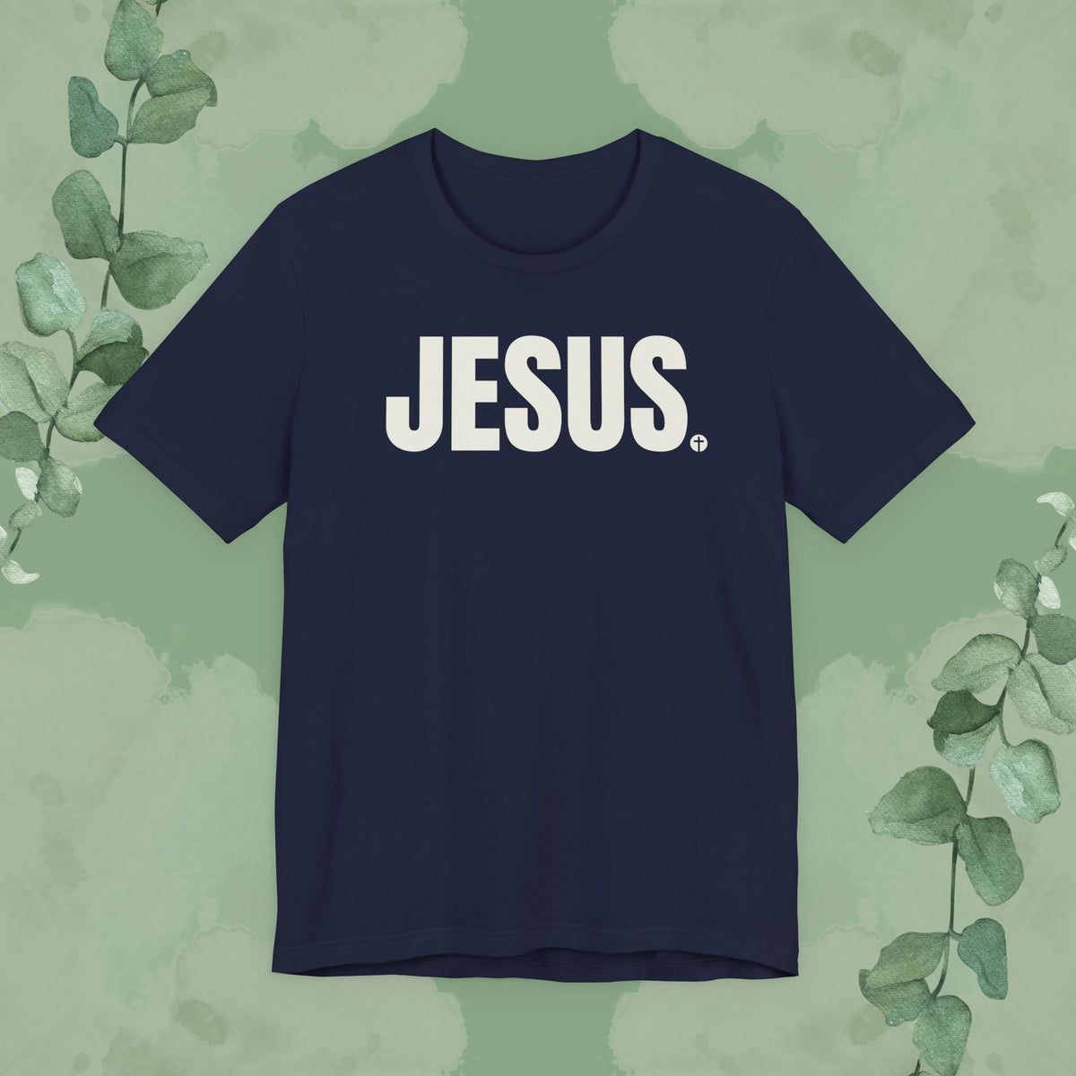 JESUS Period – Bold Christian T-Shirt with Cross Design | True Vine Design