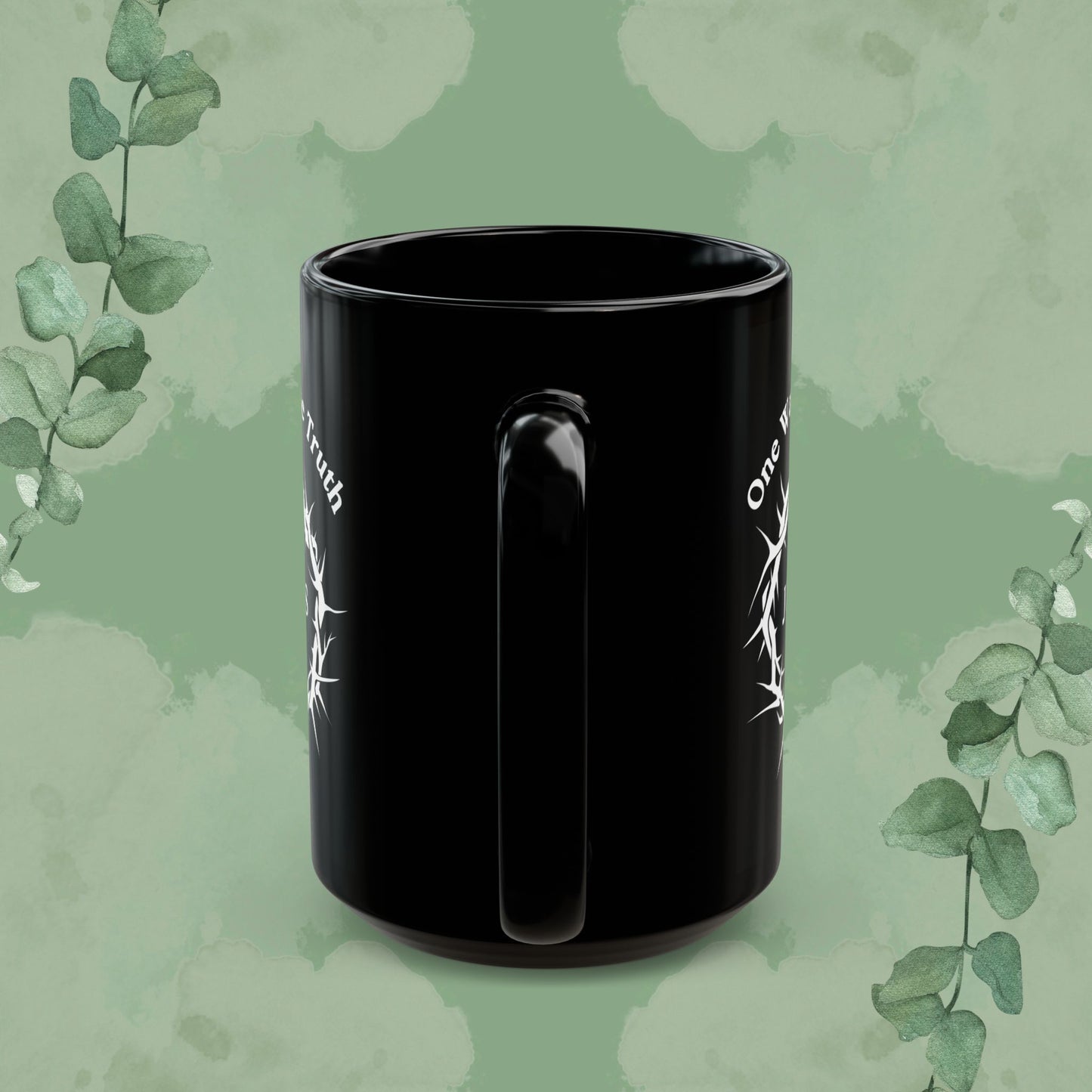 One Way – One Truth – Jesus Mug (Crown of Thorns Christian Coffee Cup)