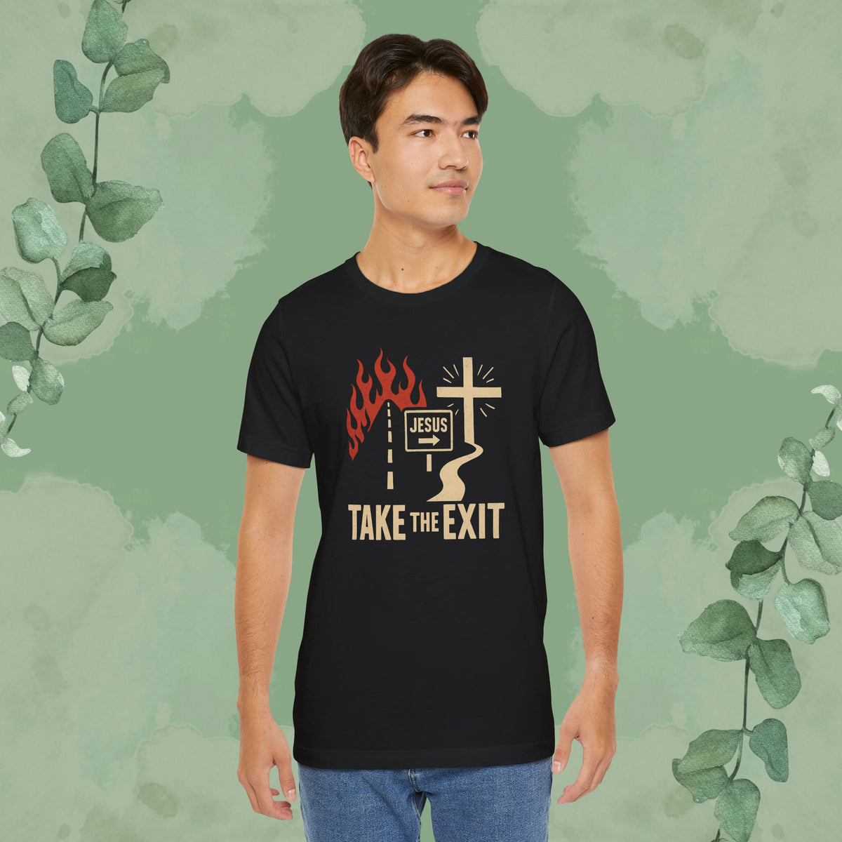 Take the Exit Christian T-Shirt | Bold Evangelistic Gospel Tee