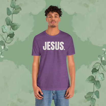 JESUS Period – Bold Christian T-Shirt with Cross Design | True Vine Design