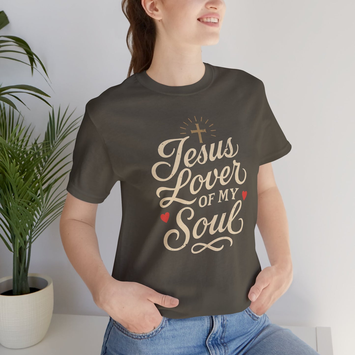 Jesus, Lover of My Soul – Christian T-Shirt | Unisex Faith-Based Tee